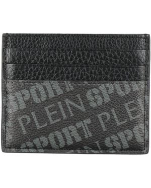 Philipp Plein Cardholder Cow Leather, Polyurethane - Gray