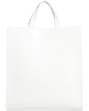 MSGM Handbag Calfskin - White