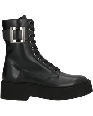 Roger Vivier Ankle Boots Leather - Black