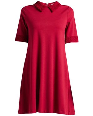 Caliban Mini Dress Viscose, Nylon, Elastane - Red