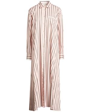 forte_forte Light Midi Dress Cotton - Pink