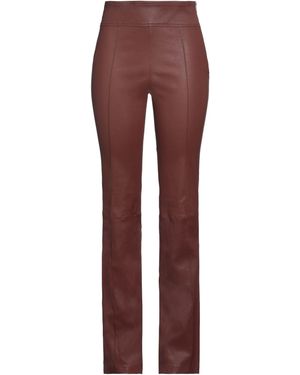 Helmut Lang Trousers Lambskin - Purple