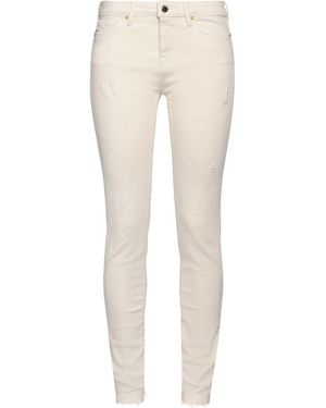Love Moschino Ivory Jeans Cotton, Elastane - Natural