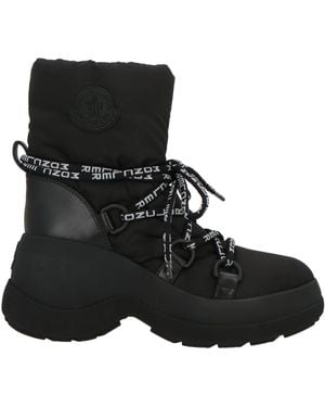 Moncler Ankle Boots Synthetic Material, Leather - Black