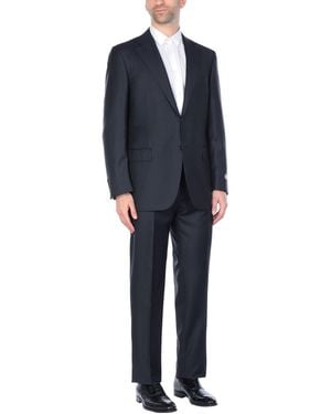 Canali Midnight Suit Virgin Wool - Blue