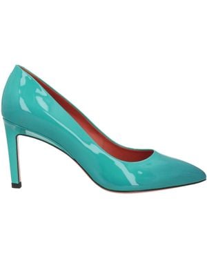 Santoni Court Shoes Leather - Green