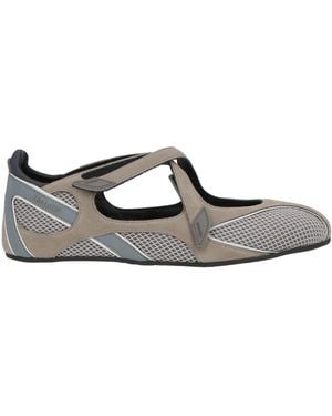 The Attico Ballet Flats - Gray