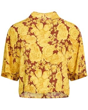 Diane von Furstenberg Top - Mettallic