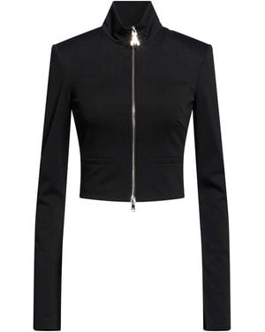 Patrizia Pepe Jacket Viscose, Polyamide, Elastane - Black