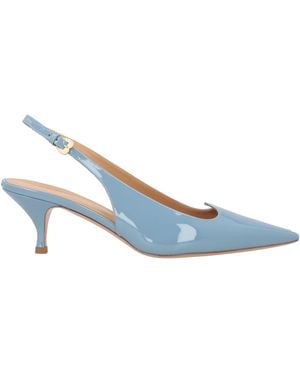 A.Bocca Slate Pumps Leather - Blue