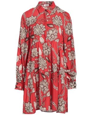 Replay Mini Dress Polyester, Elastane - Red