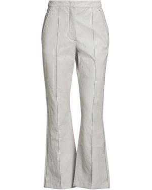 Beatrice B. Light Trousers Polyurethane, Viscose, Metal - Grey