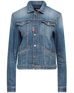 DSquared² Denim Outerwear Cotton, Elastane - Blue
