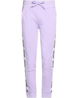 Moschino Lilac Pants Cotton, Elastane - Purple