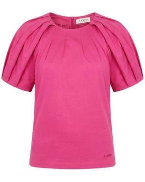 Lanvin Fuchsia Top Cotton - Pink