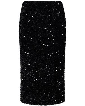 ViCOLO Midi Skirt Polyester, Elastane - Black