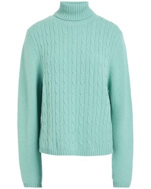 Allude Rollkragenpullover - Blau