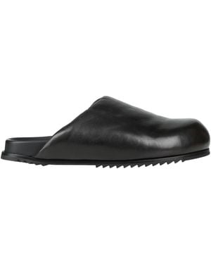 Rick Owens Mules & Clogs Leather - Black