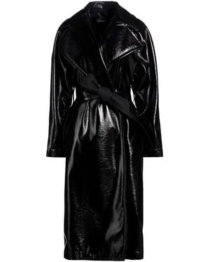 Barbara Bui Overcoat & Trench Coat Polyester, Polyurethane - Black