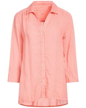 120% Lino Shirt Linen - Pink