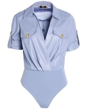 Elisabetta Franchi Bodysuit - Blue
