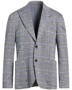 Barbati Blazer Viscose, Polyamide, Polyester, Elastane - Blue