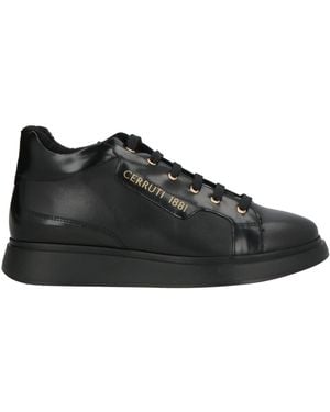 Cerruti 1881 Trainers Cow Leather - Black