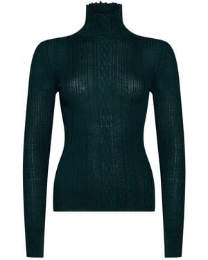 Roberto Collina Turtleneck Merino Wool - Green
