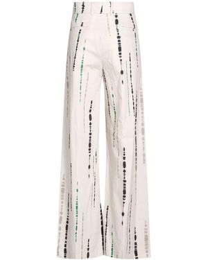 Officine Generale Trousers Cotton - White