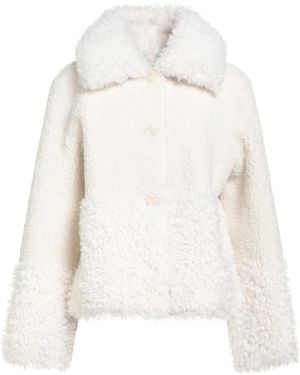 Maje Shearling & Teddy - White