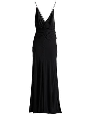 Celine Maxi Dress Silk - Black