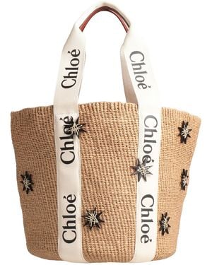 Chloé Handbag Natural Raffia