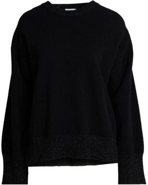 Peserico Midnight Jumper Wool, Cashmere, Metal Fibre - Black