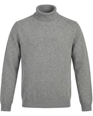 Boglioli Turtleneck Wool, Cashmere - Grey