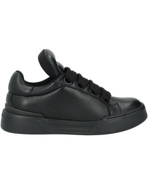 Dolce & Gabbana Snk Sneakers Lambskin - Black