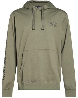 EA7 Military Sweatshirt Cotton - Green