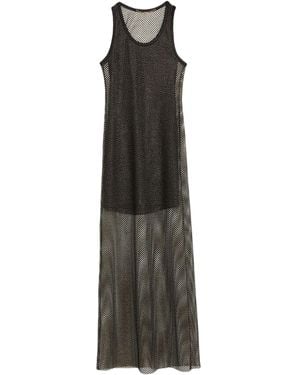 Palm Angels Vestito Lungo - Nero