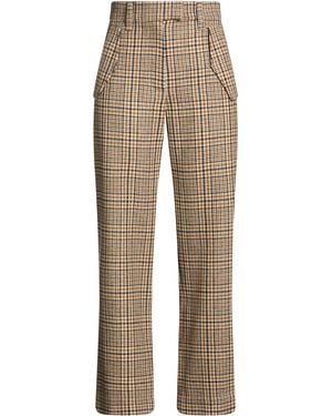 Brunello Cucinelli Trousers Virgin Wool - Natural