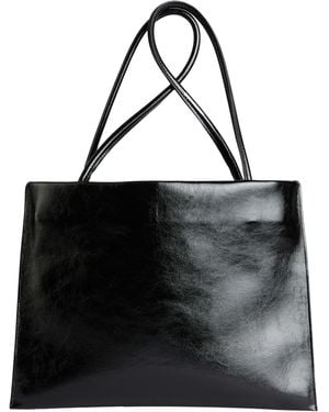 MSGM Handbag Leather - Black