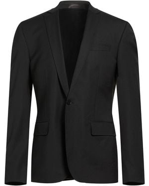 Bikkembergs Blazer Virgin Wool, Elastane - Black