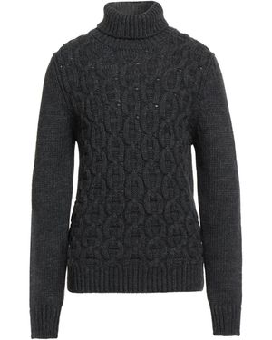 Vneck Turtleneck - Black