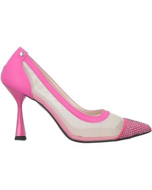 Gaelle Paris Fuchsia Pumps Textile Fibers - Pink