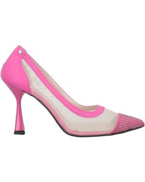Gaelle Paris Fuchsia Pumps Textile Fibers - Pink
