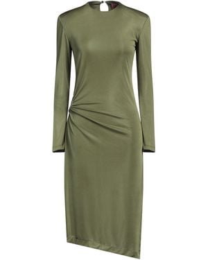 LA SEMAINE Paris Midi Dress Polyester, Elastane - Green