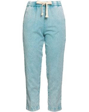 Myths Azure Pants Cotton, Linen, Elastane - Blue