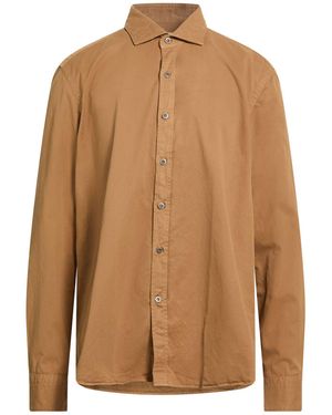 Ghirardelli Washed Shirt Cotton - Brown