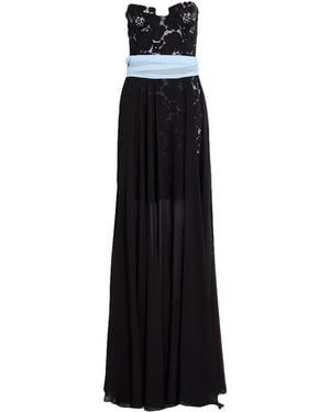Stefano De Lellis Maxi Dress Cotton, Polyamide, Pes - Black