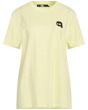 KARL LAGERFELD T-Shirt Organic Cotton - Yellow