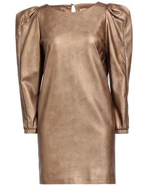 Aniye By Mini Dress Polyurethane, Viscose - Natural