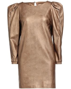 Aniye By Mini Dress Polyurethane, Viscose - Natural